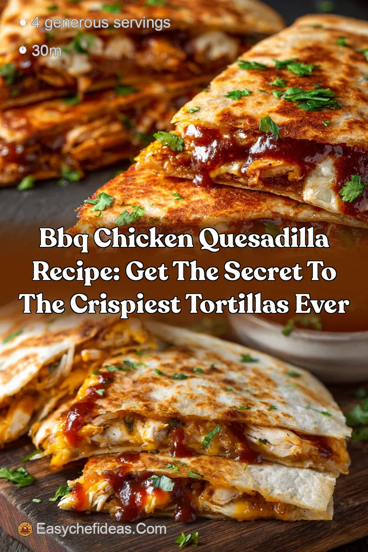 BBQ Chicken Quesadilla Recipe: Get the Secret to the Crispiest Tortillas Ever