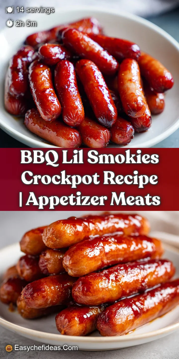 Close-up of smoky sausages glistening in a thick, glossy sauce. You can almost taste the sweet and savory flavors.