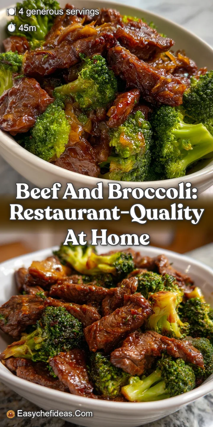 Beef and Broccoli: Restaurant-Quality at Home