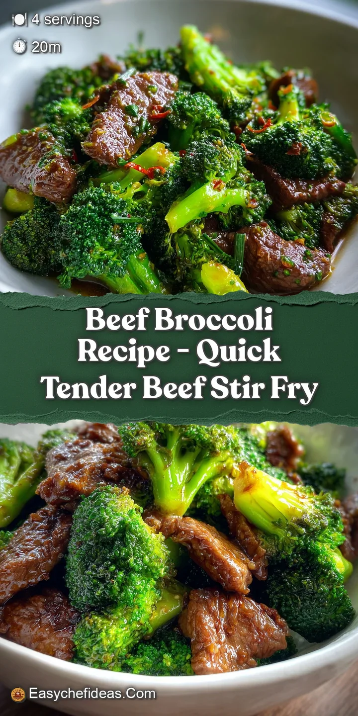 Close view of glossy beef stir-fry. Deep brown sauce coats the meat and broccoli, with hints of steam rising enticingly.