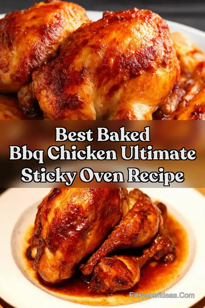 Best Baked BBQ Chicken Ultimate Sticky Oven Recipe