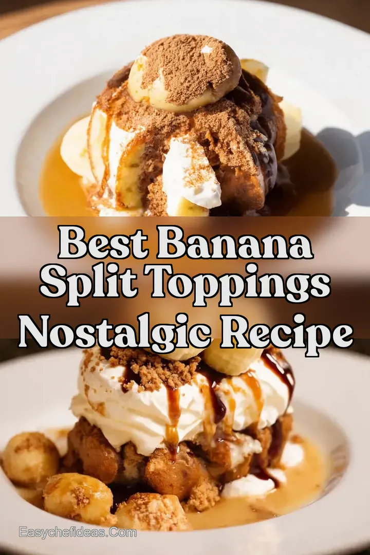 Best Banana Split Toppings Nostalgic Recipe