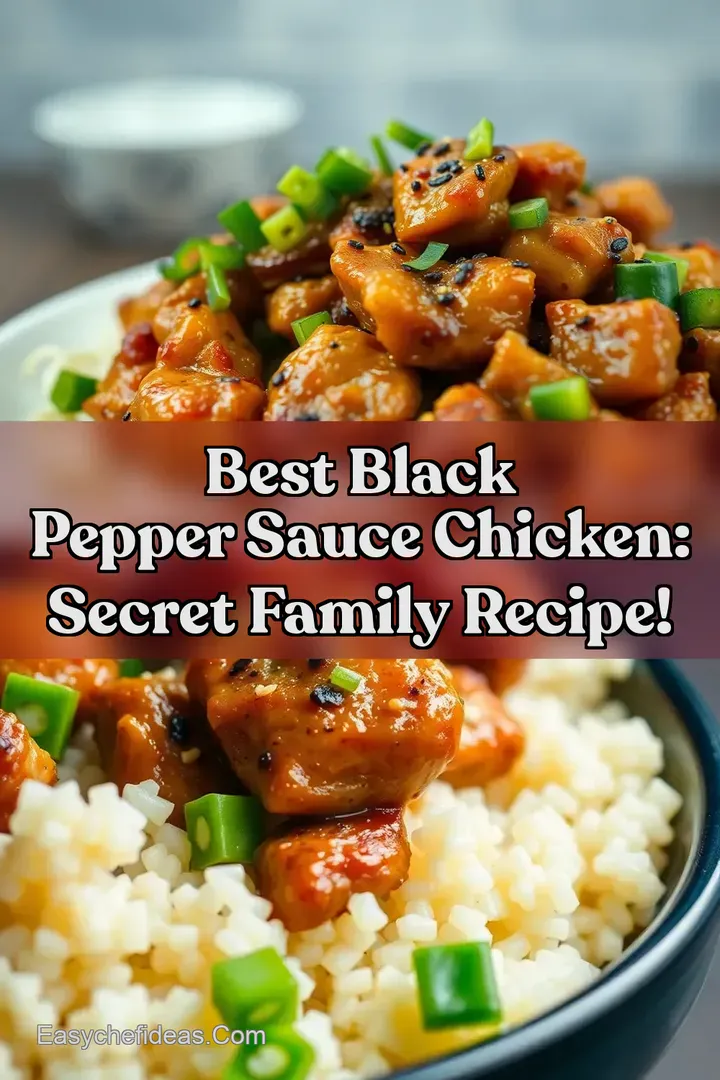 Best Black Pepper Sauce Chicken: Secret Family Recipe!