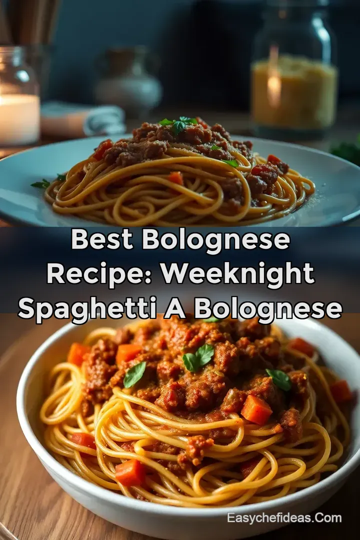 Best Bolognese Recipe: Weeknight Spaghetti a Bolognese