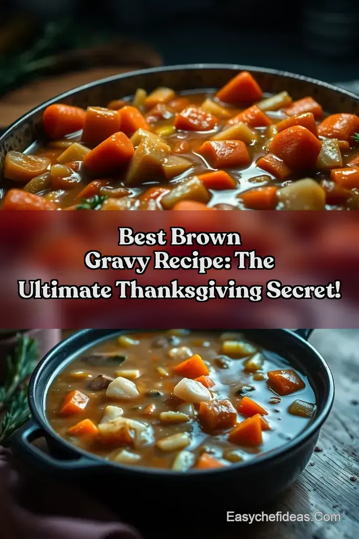 Best Brown Gravy Recipe: The Ultimate Thanksgiving Secret!