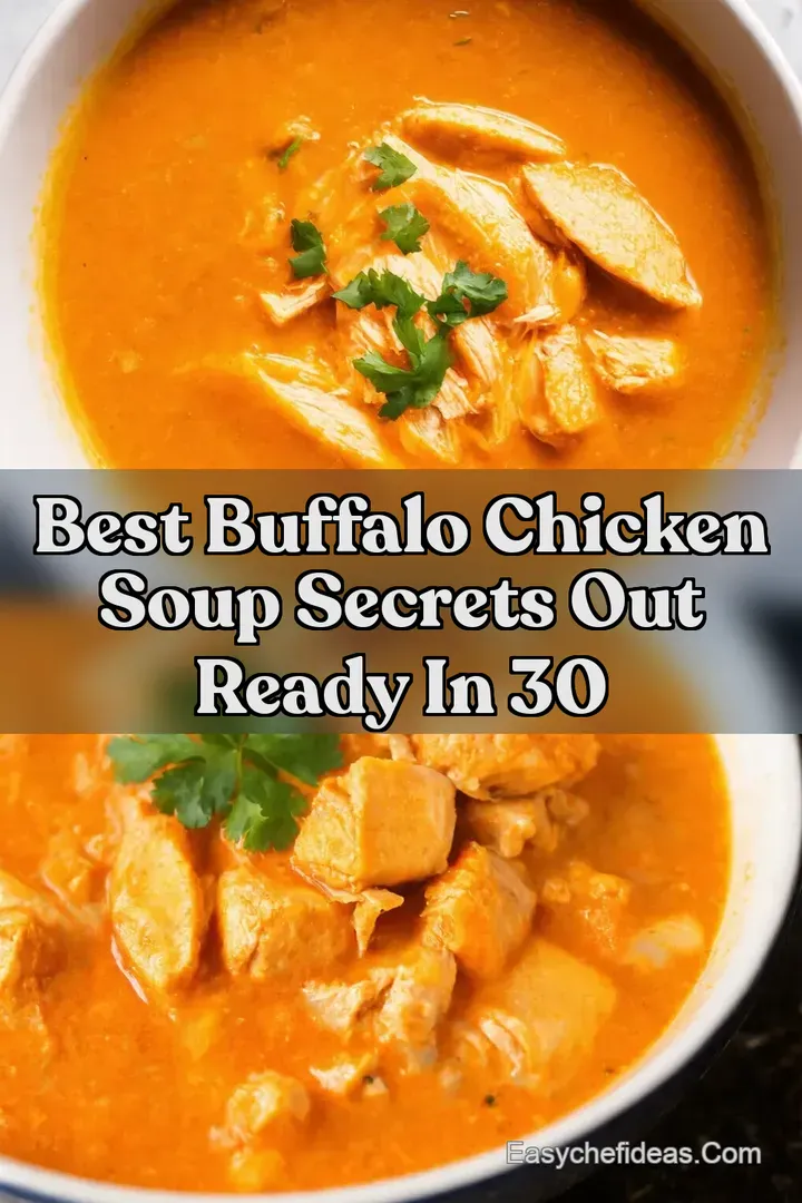 Best Buffalo Chicken Soup Secrets Out Ready in 30