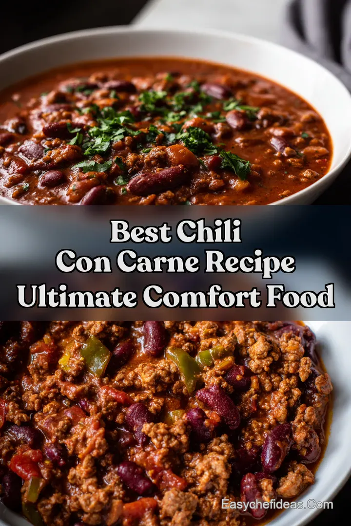 Best Chili Con Carne Recipe Ultimate Comfort Food
