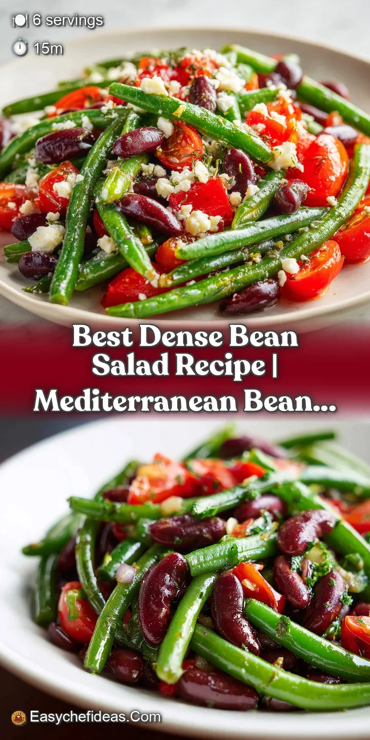 Close-up shot of bean salad: a medley of glossy beans, crisp vegetables, and fragrant herbs, highlighting the freshness an...