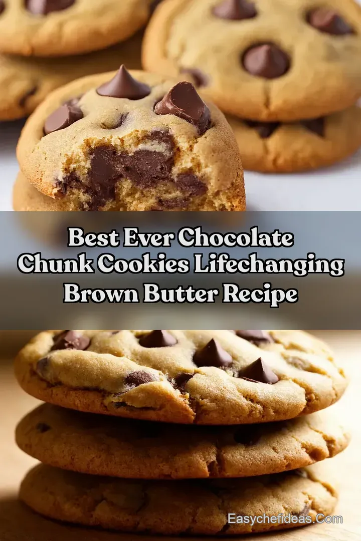 Best Ever Chocolate Chunk Cookies LifeChanging Brown Butter Recipe