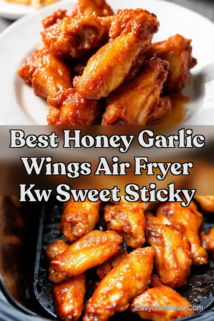 Best Honey Garlic Wings Air Fryer kw Sweet Sticky