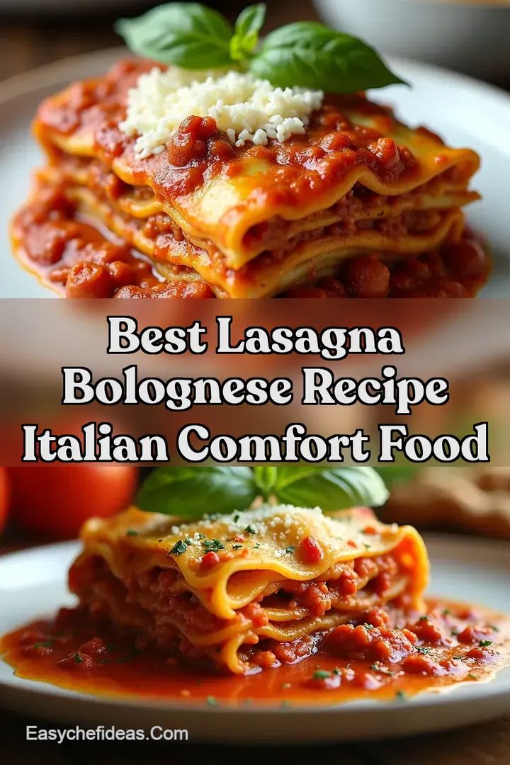Best Lasagna Bolognese Recipe Italian Comfort Food