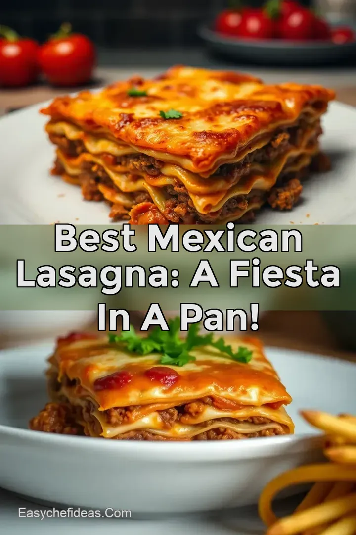 Best Mexican Lasagna: A Fiesta in a Pan!