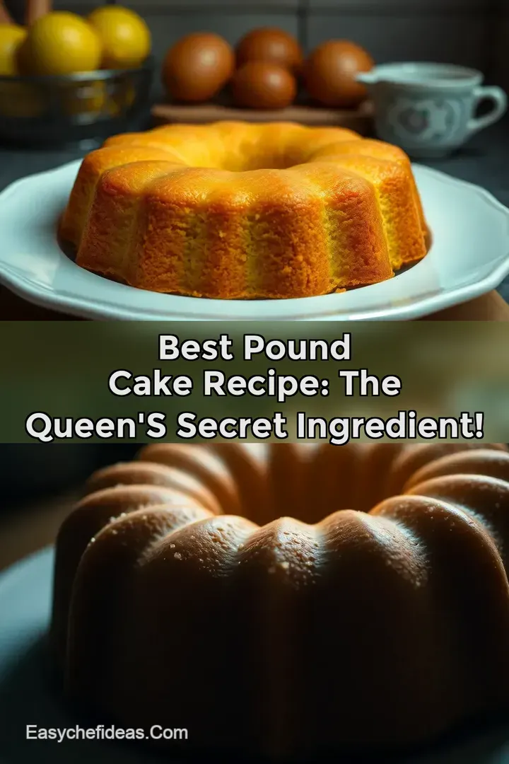 Best Pound Cake Recipe: The Queen s Secret Ingredient!