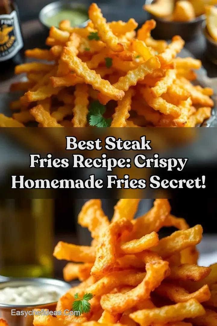 Best Steak Fries Recipe: Crispy Homemade Fries Secret!