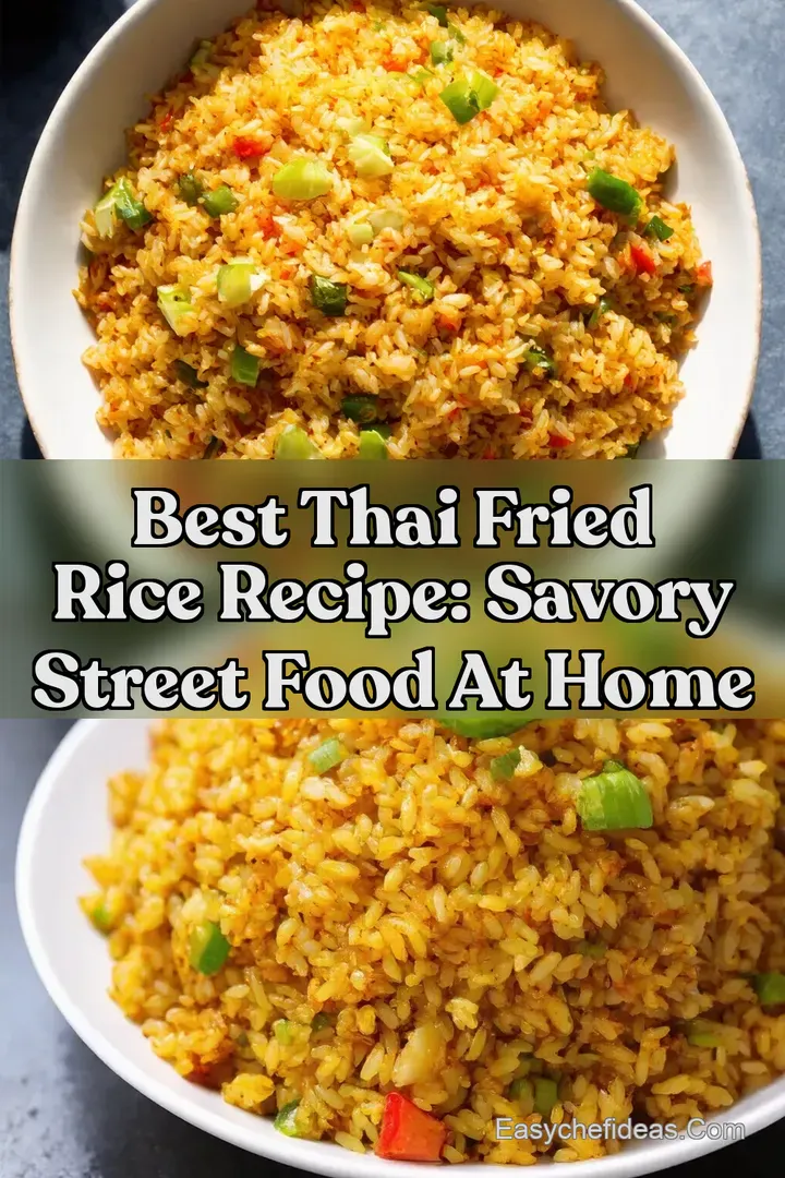 Best Thai Fried Rice Recipe: Savory Street Food At Home