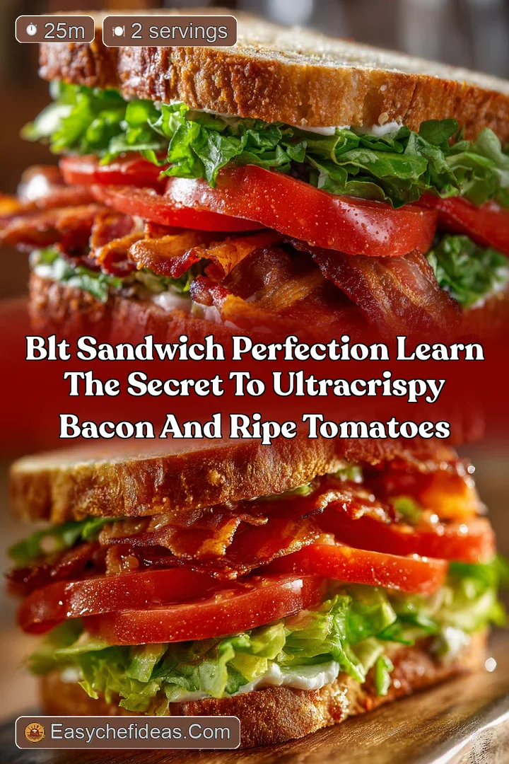 BLT Sandwich Perfection Learn the Secret to UltraCrispy Bacon and Ripe Tomatoes