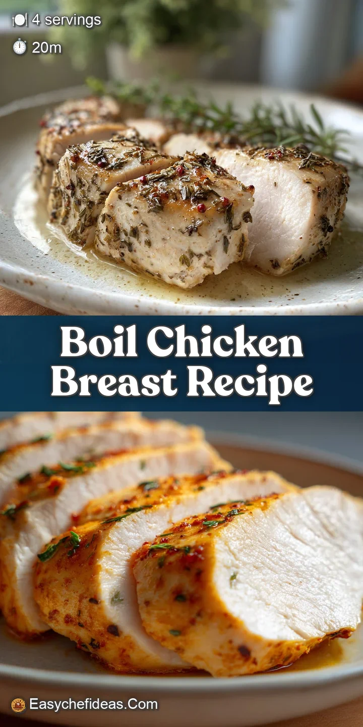 Close-up of tender, poached chicken with visible steam rising. Hints of delicate, pearly white hues signal a moist, flavor...