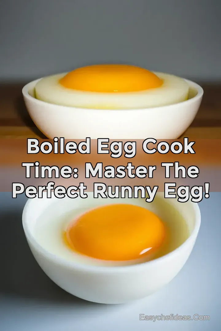 Boiled Egg Cook Time: Master The Perfect Runny Egg!