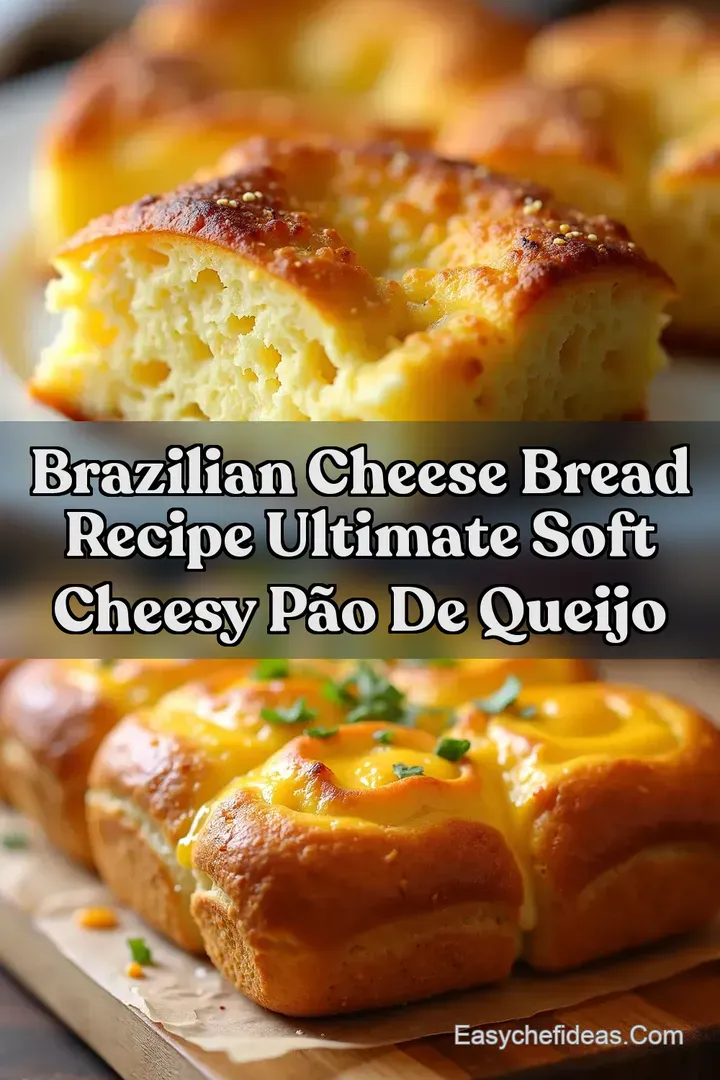 Brazilian Cheese Bread Recipe Ultimate Soft Cheesy P&atilde;o de Queijo