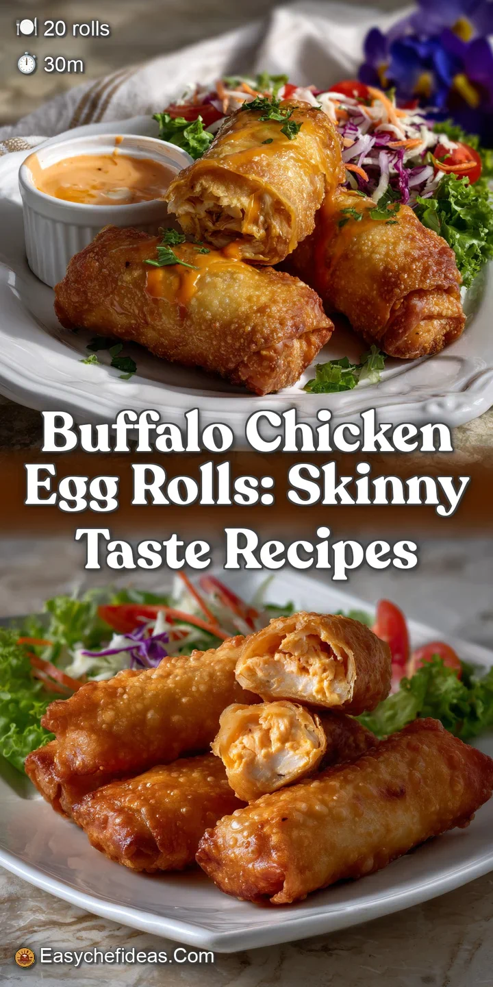 Buffalo Chicken Egg Rolls: Skinny Taste Recipes