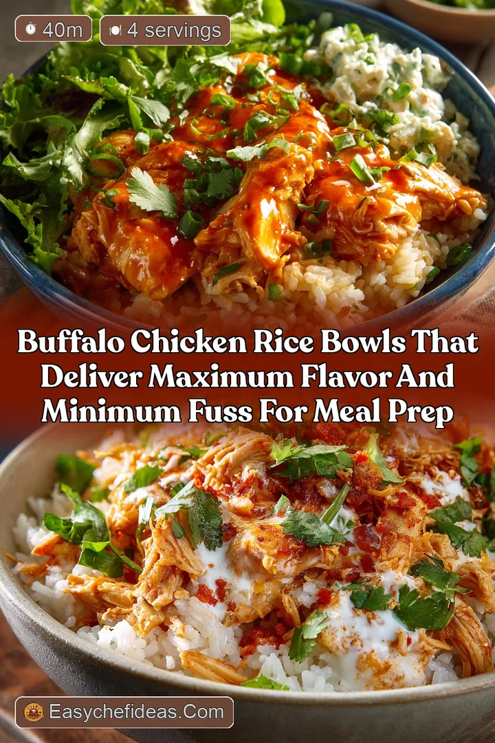 Buffalo Chicken Rice Bowls That Deliver Maximum Flavor and Minimum Fuss for Meal Prep