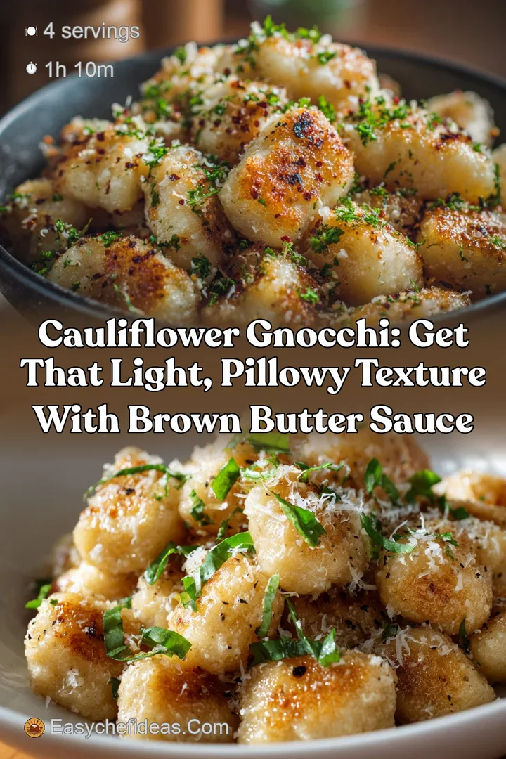 Cauliflower Gnocchi: Get That Light Pillowy Texture with Brown Butter Sauce