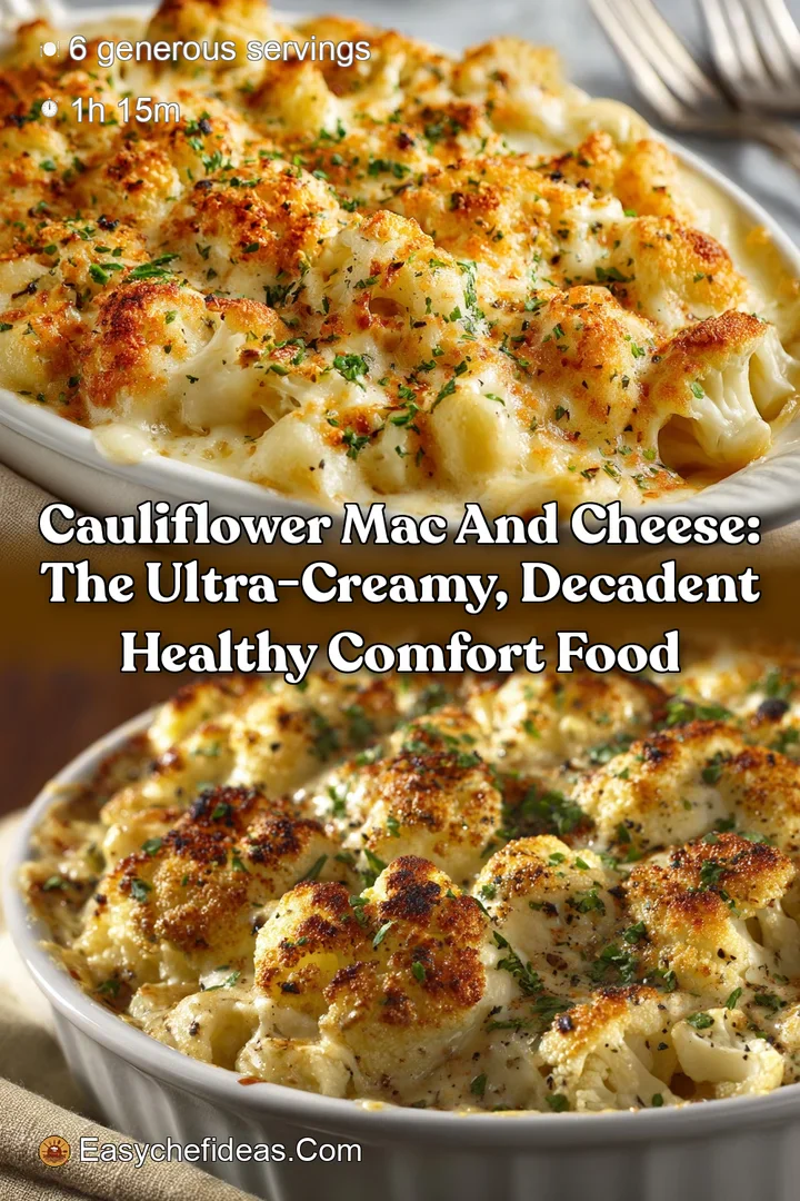 Cauliflower Mac and Cheese: The Ultra-Creamy Decadent Healthy Comfort Food