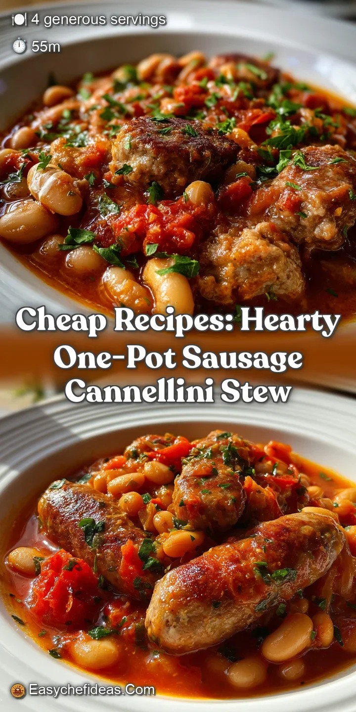 Cheap Recipes: Hearty One-Pot Sausage Cannellini Stew