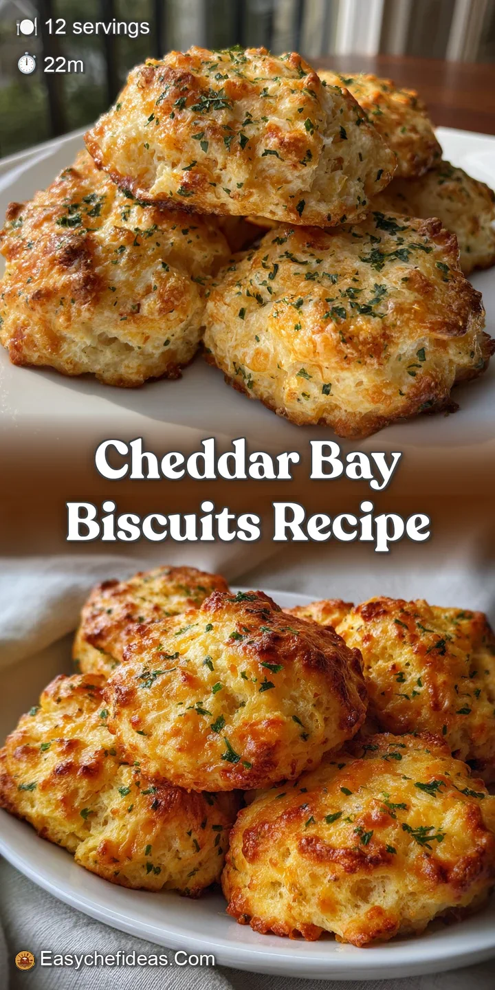 Close-up of a cheddar biscuit, revealing a soft, airy interior and sharp cheddar cheese. Crispy, golden-brown edges offer ...