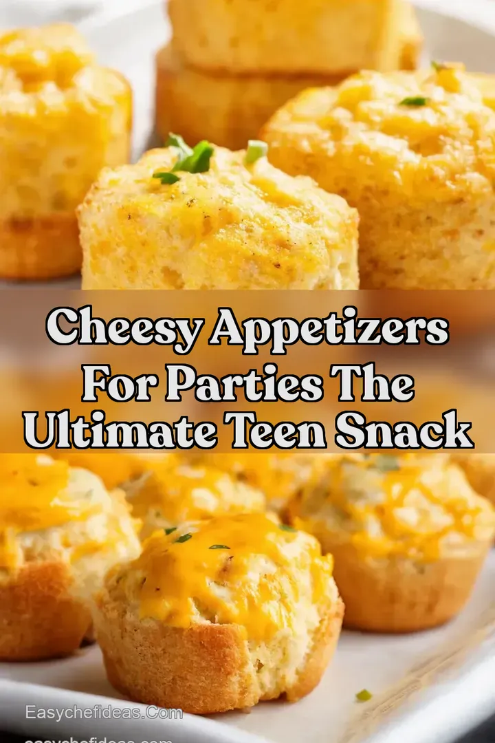 Cheesy appetizers for parties The Ultimate Teen Snack
