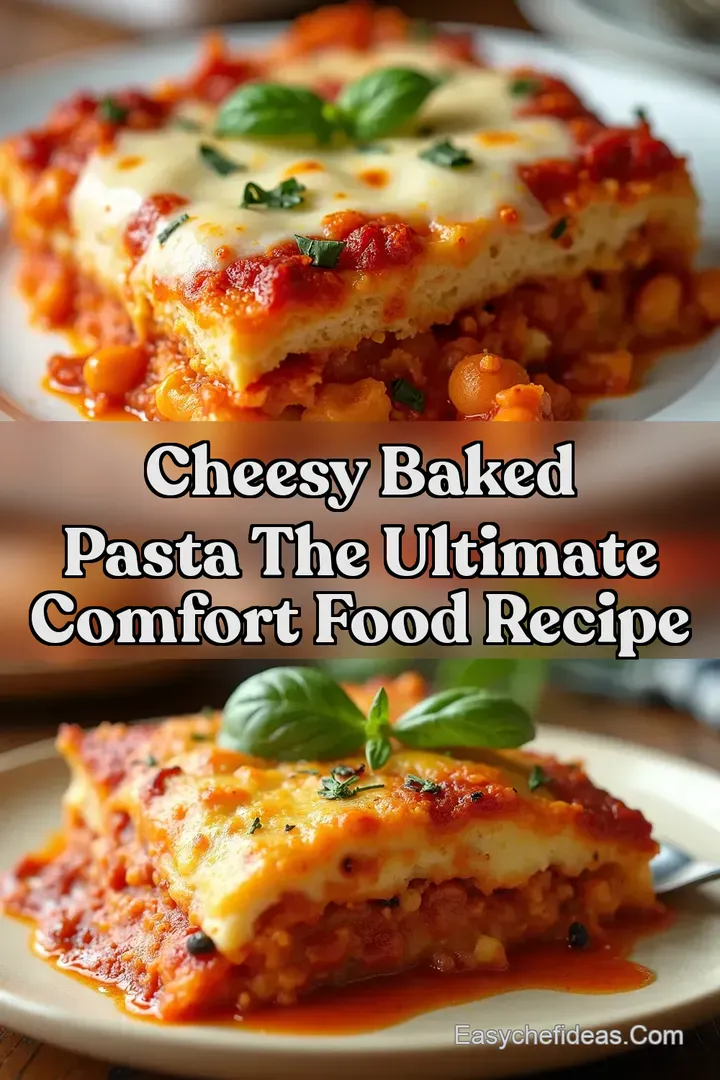 Cheesy Baked Pasta The Ultimate Comfort Food Recipe