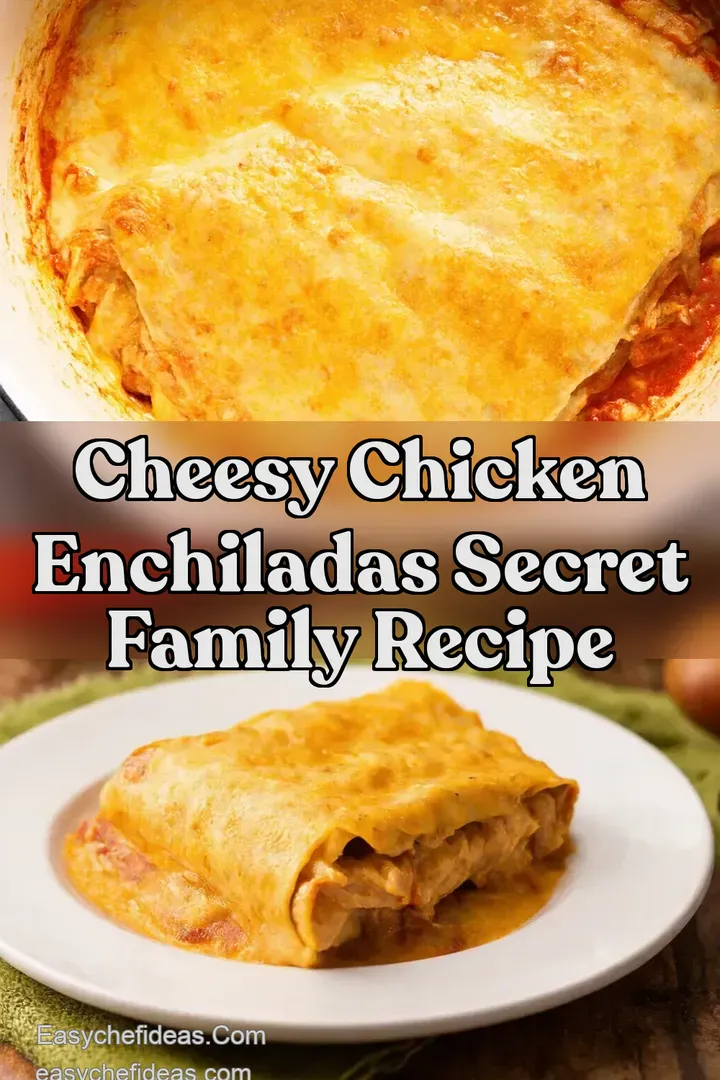 Cheesy Chicken Enchiladas Secret Family Recipe