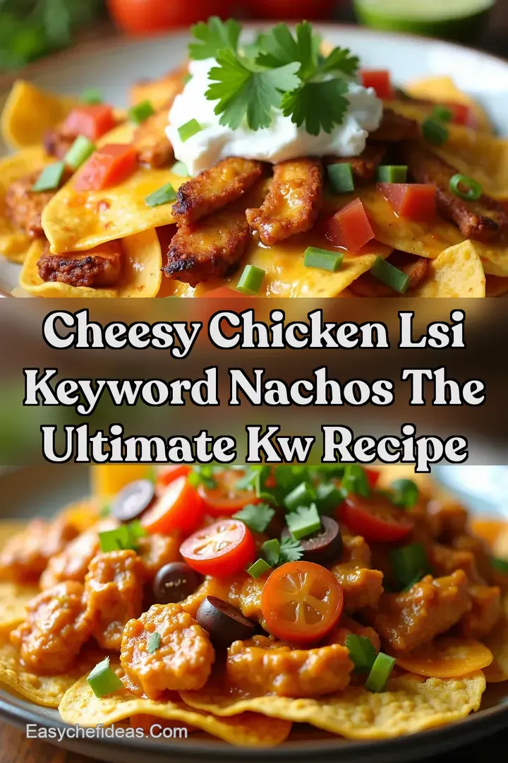 Cheesy Chicken LSI keyword Nachos The Ultimate kw Recipe