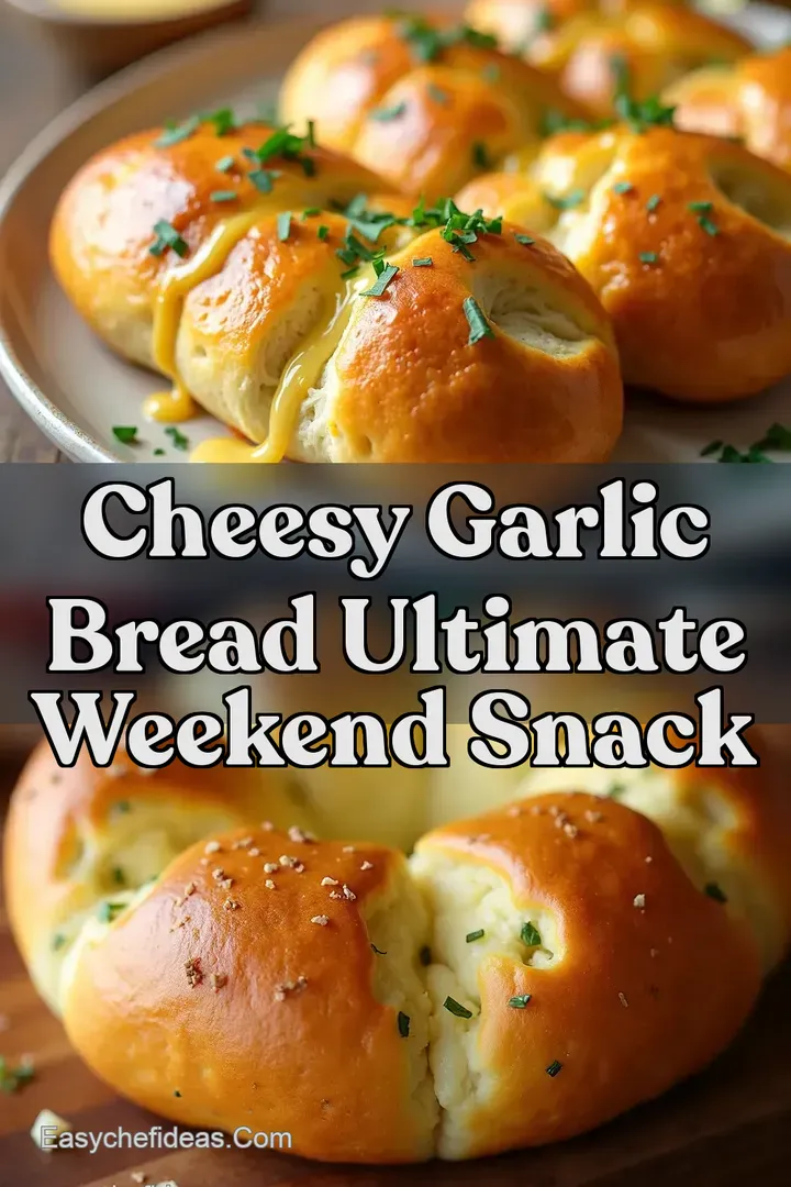 Cheesy Garlic Bread Ultimate Weekend Snack