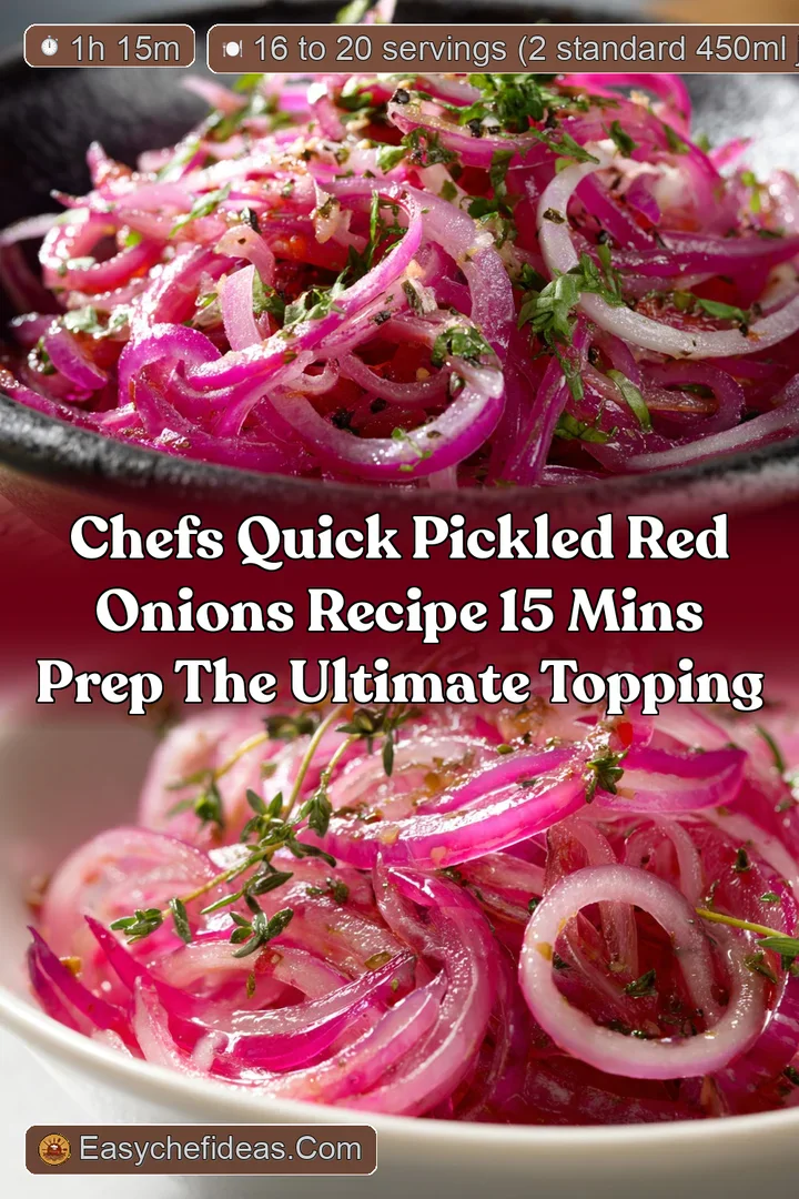 Chefs Quick Pickled Red Onions Recipe 15 Mins Prep The Ultimate Topping
