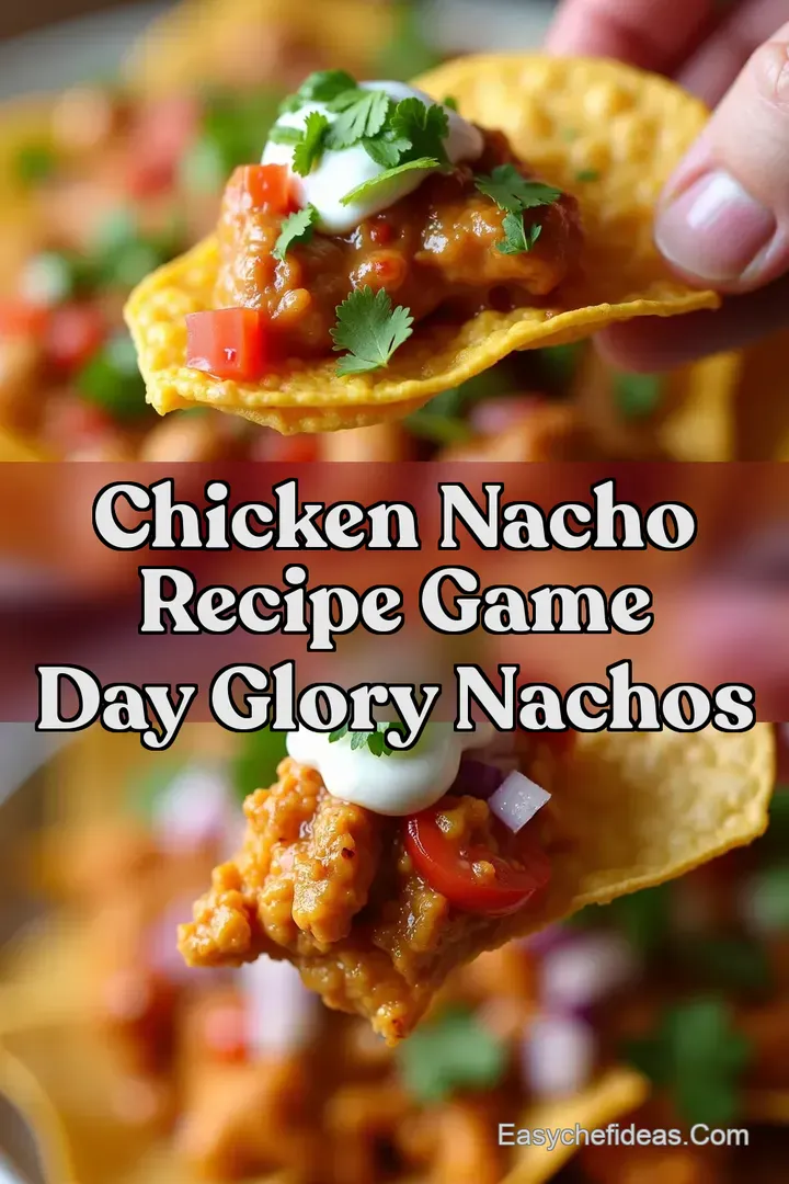 Chicken Nacho Recipe Game Day Glory Nachos