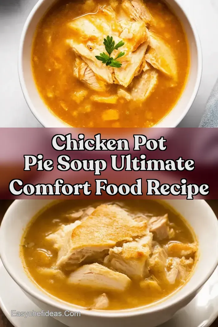Chicken Pot Pie Soup Ultimate Comfort Food Recipe