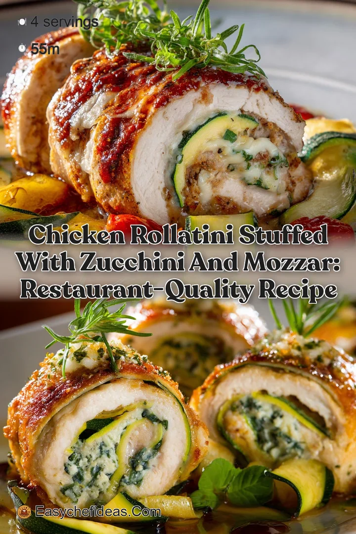 Chicken Rollatini Stuffed with Zucchini and Mozzar: Restaurant-Quality Recipe