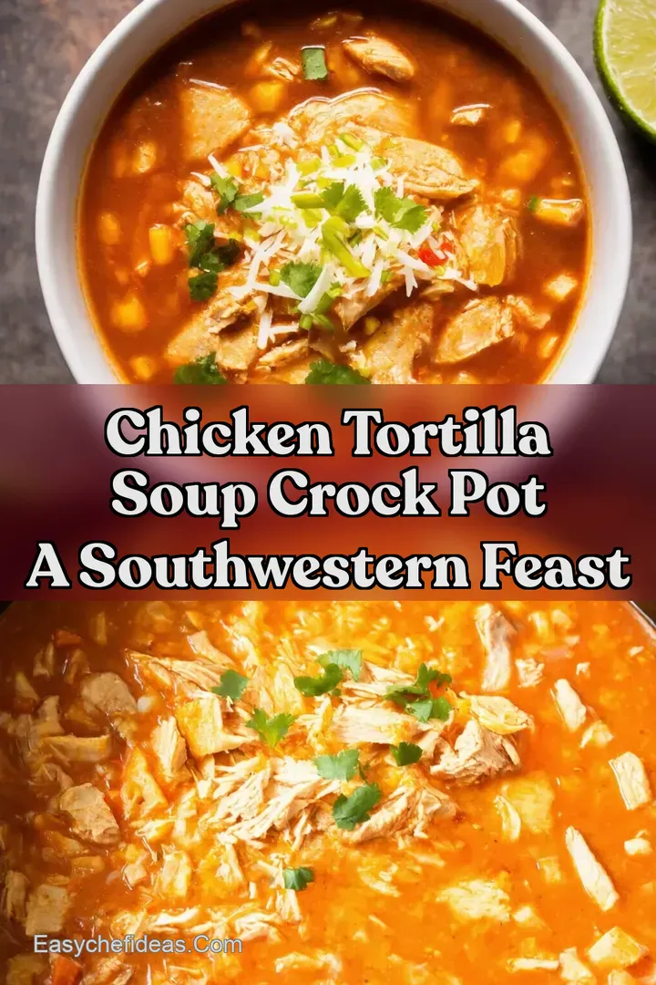 Chicken Tortilla Soup Crock Pot A Southwestern Feast