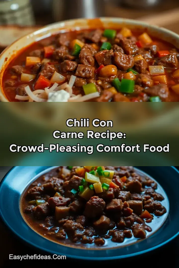 Chili Con Carne Recipe: Crowd-Pleasing Comfort Food