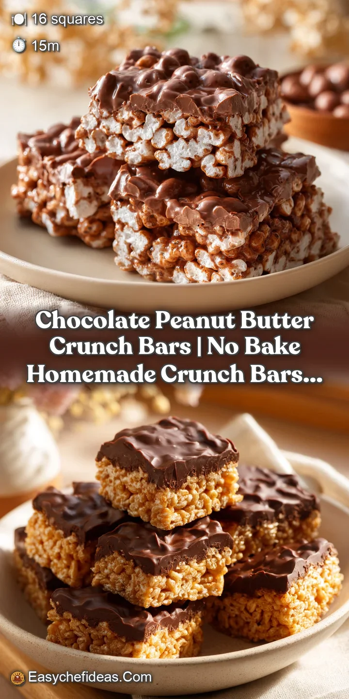 Extreme close-up of a rich, golden peanut butter layer with crispy rice bits beneath a glossy chocolate shell.