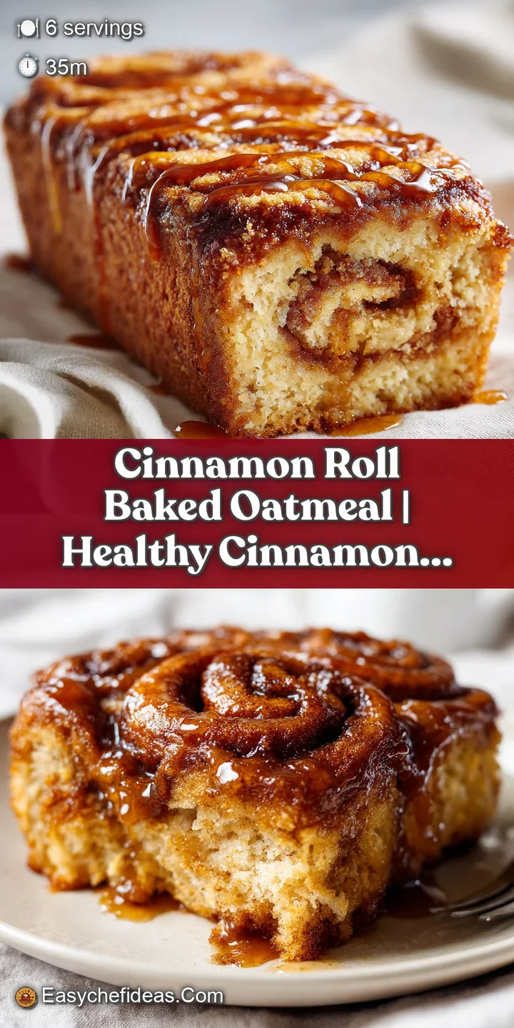 Close-up of gooey cinnamon swirls and toasted oat textures topped with a glossy, melted sugar glaze and cinnamon.