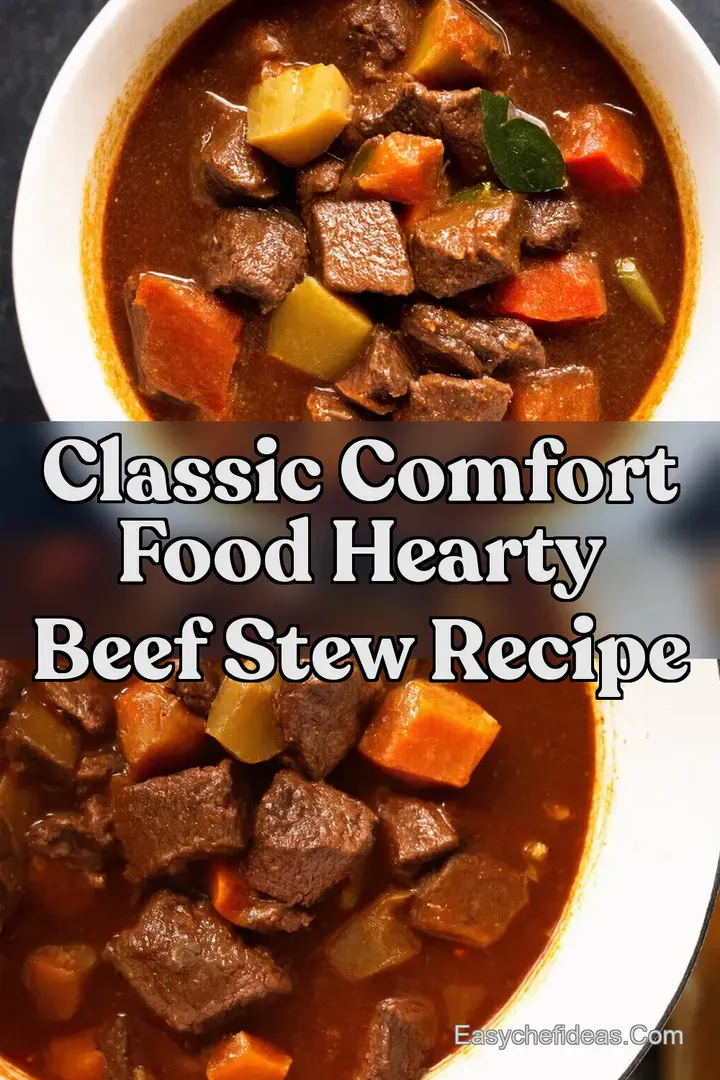 Classic Comfort Food Hearty Beef Stew Recipe
