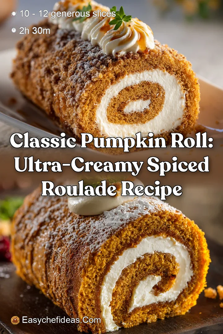 Classic Pumpkin Roll: Ultra-Creamy Spiced Roulade Recipe