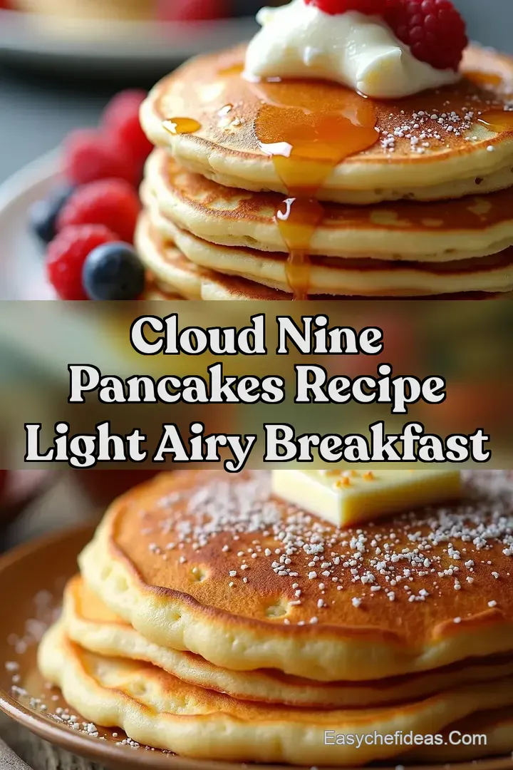 Cloud Nine Pancakes Recipe Light Airy Breakfast