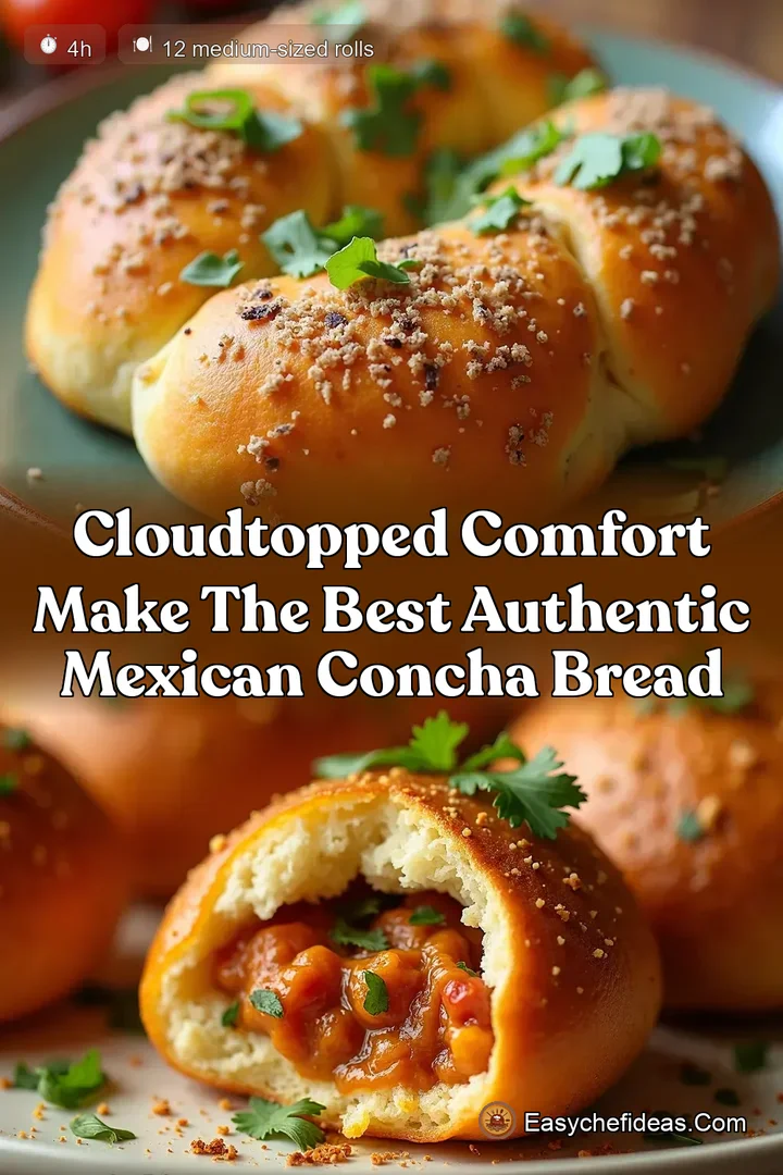 CloudTopped Comfort Make the Best Authentic Mexican Concha Bread