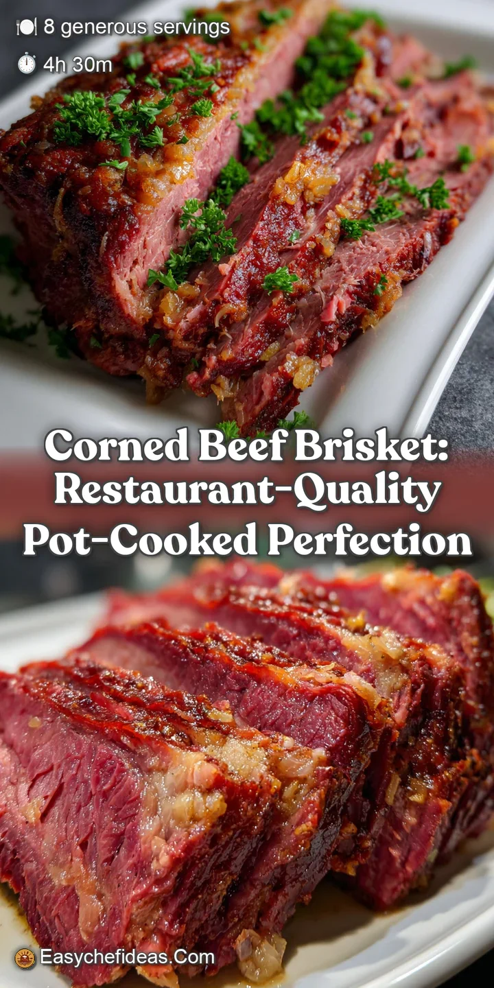 Corned Beef Brisket: Restaurant-Quality Pot-Cooked Perfection
