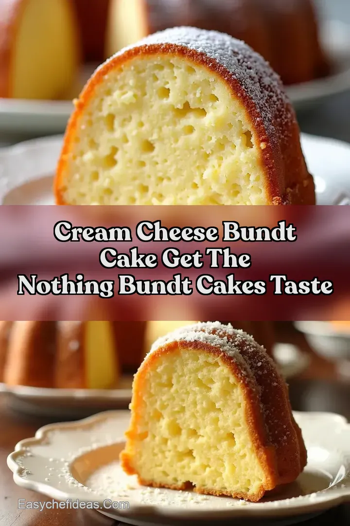 Cream Cheese Bundt Cake Get the Nothing Bundt Cakes Taste