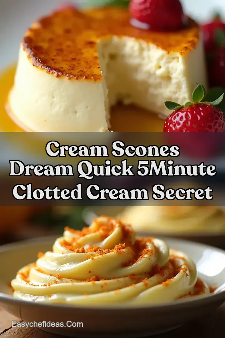 Cream Scones Dream Quick 5Minute Clotted Cream Secret