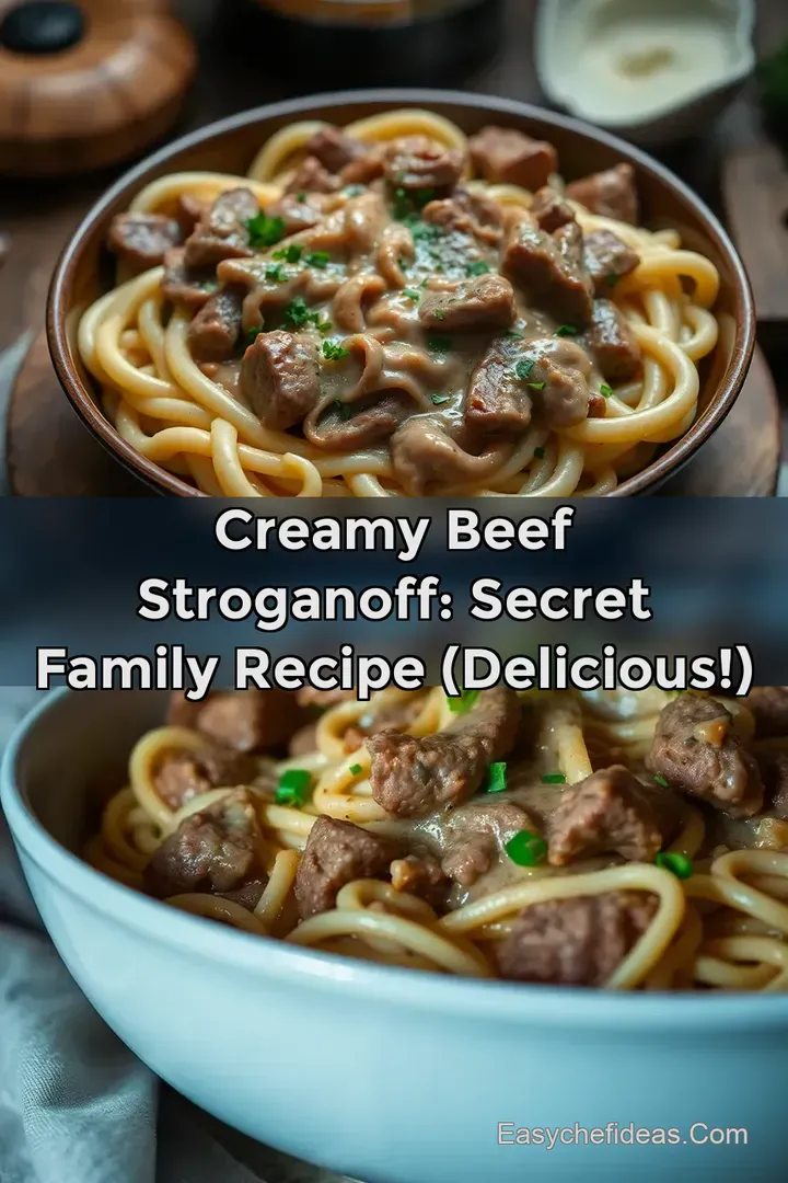 Creamy Beef Stroganoff: Secret Family Recipe (Delicious!)